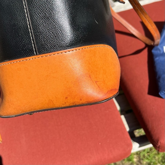 Dooney & Burke Saffiano Leather Dover Tote & Matching Wallet - Picture 10 of 11